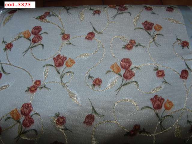 TOVAGLIA IN POLIESTERE, JACQUARD, LUREX, TRANSFER